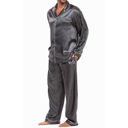 Muk Luks Womens Tall Silky Velour Pj Set - Black, X Large Tall