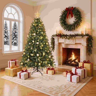 Racxily 4FT Artificial Christmas Tree :Sturdy Stand, Holiday Style,Easy Assembly， Home/Office Decor