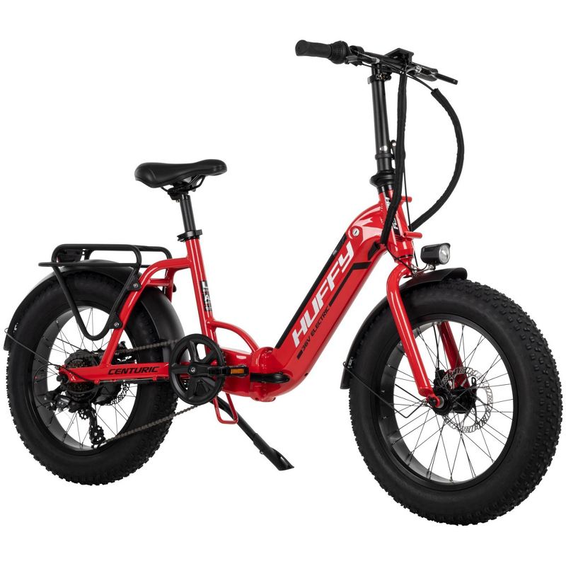 Huffy Centuric Folding Step Through Electric Bike - Red, 1 of 13
