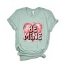 Simply Sage Market Women's Be Mine Pink Heart Short Sleeve Graphic Tee - 3 of 4