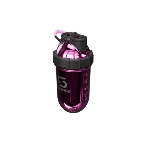 Shakesphere Tumbler View: Protein Shaker Bottle Smoothie Cup, 24 Oz -  Bladeless Blender Cup Purees Fruit, No Mixing Ball - Rose Gold - Black  Window : Target