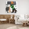 Stupell Industries Witch Broom Halloween Black Cat  Canvas Art - 3 of 4