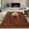 Washable Modern Abstract Large Area Rugs, Indoor Soft Non Slip Floor Carpet for Home Office - 3 of 4