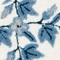 ivory/blue