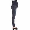 Women's Maternity Pull on Distressed Jeans - 1822 Denim - 2 of 4