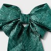 Crinkle Satin Hair Bow Barrette - A New Day™ - 3 of 3