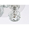 Elegant Lighting Graham 5 - Light Flush Mount in  Chrome - 2 of 4
