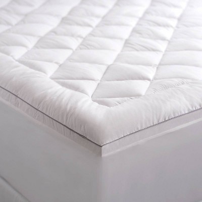 Twin White Down Alternative Waterproof Mattress Pad
