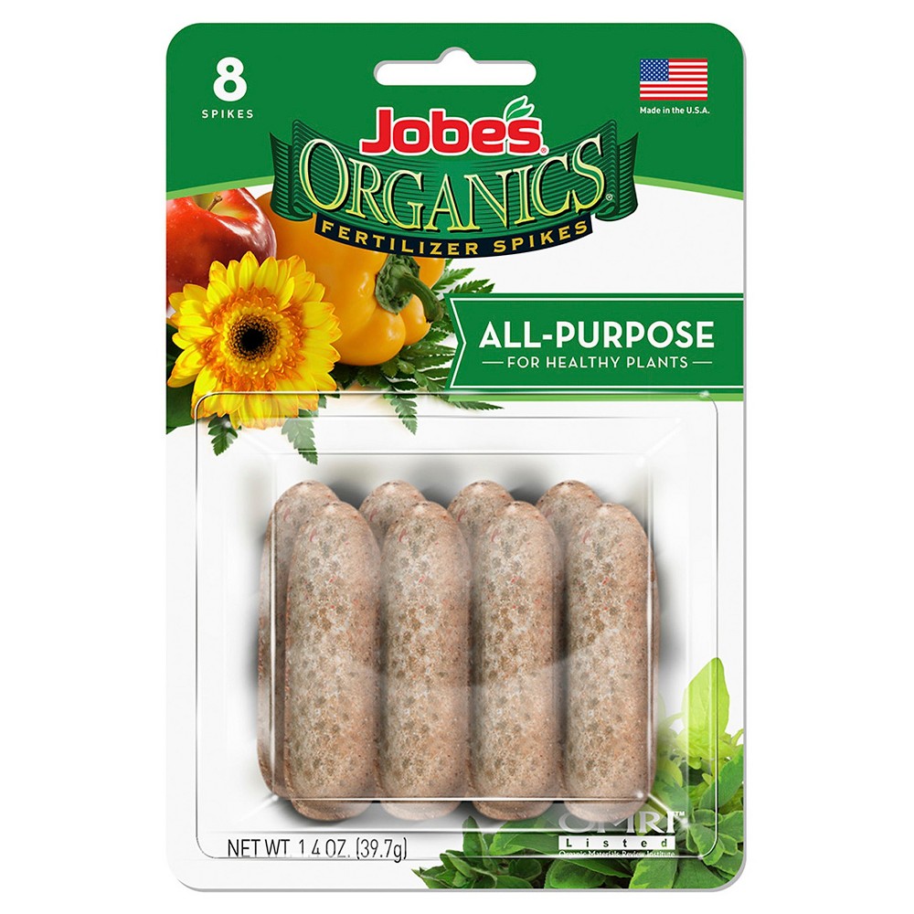 UPC 073035165228 product image for Organic All Purpose Fertilizer Spikes - 8 ct - Jobes | upcitemdb.com