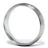 Pompeii3 Mens Three Stone 14K White Gold Diamond Wedding Band - 3 of 4