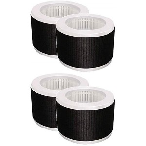 Nispira True HEPA Replacement Filter Compatible with KOIOS MOOKA EPI810 Air Cleaner Air Purifier. Removes Odor. 3 Stage Filtration. 4 Packs - 1 of 2