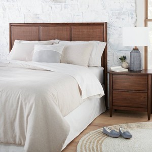3pc Linen Blend Comforter Set - Hearth & Hand™ with Magnolia - 1 of 4