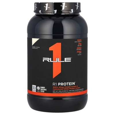 Rule One Proteins R1 Protein Powder Drink Mix, Vanilla Creme, 1.98 lb (900 g)