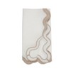 Saro Lifestyle 100% Linen Soft Hue Scallop Napkin (Set of 4) - 3 of 4