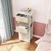 Crestlive Products Vertical Dresser for Bedroom Storage Tower with Sturdy Steel Frame Wood Top Easy Pull Fabric Bins - 4 of 4