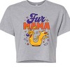 Women's - Catdog - Cat Dog Fur Mama Cropped Graphic T-Shirt - 2 of 4