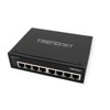TRENDnet 8-Port Hardened Industrial Gigabit DIN-Rail Switch - 2 of 4