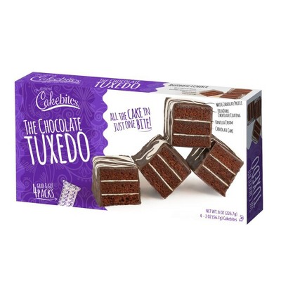 Cakebites Chocolate Tuxedo - 8oz/4ct