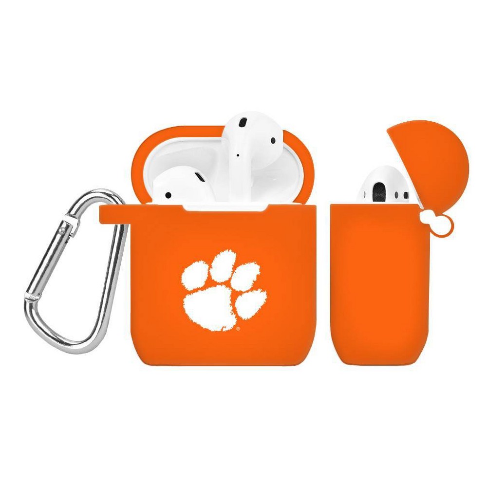 Photos - Portable Audio Accessories NCAA Clemson Tigers Silicone Cover for Apple AirPod Battery Case