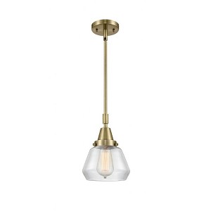 Fulton - 1 Light Stem Hung Mini Pendant In Industrial Style-10.13 Inches Tall and 7 Inches Wide - 1 of 1