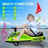 24V Electric Drift Go-Kart for Kids Ages 3-12 with 1:1 Steering Ratio, Rear-Wheel Drifts¨C Safe & Durable Ride-On Kart - 4 of 4