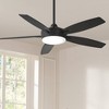 52" Minka Aire Modern Indoor Ceiling Fan with Dimmable LED Light Remote Control Coal Black for Living Room Kitchen Bedroom Family - 2 of 4