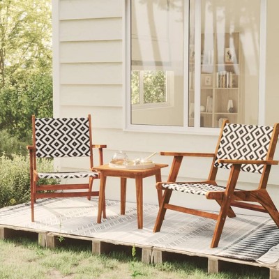 vidaXL Patio Dining Set Solid Acacia Wood