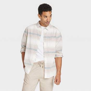 Men's Long Sleeve Collared Button-Down Shirt - Goodfellow & Co™
