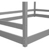 Streamdale Full Size House Bed Wood Bed, Gray - 4 of 4