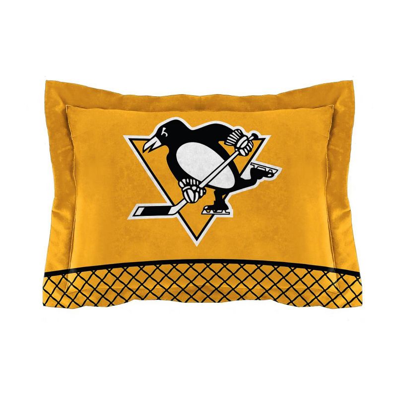 NHL Pittsburgh Penguins Northwest Draft Twin Comforter Set, 4 of 5