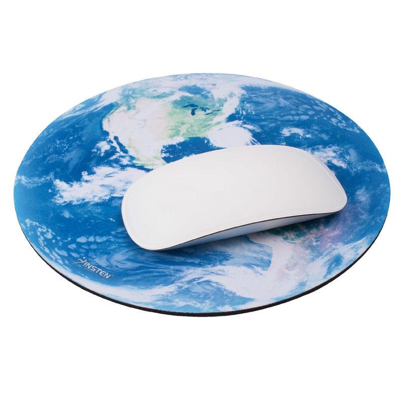 Insten Round Mouse Pad Galaxy Space Planet Design, Non Slip Rubber Base, Smooth Surface Mat, For Home Office Gaming (7.9" x 7.9"), 3 of 10