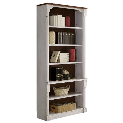 84 inch deals tall white bookcase