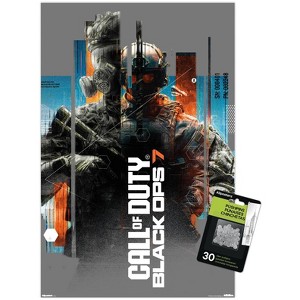 Trends International Call of Duty: Black Ops 7 (2025) - Split Reality Gray Unframed Wall Poster Prints - 1 of 4