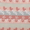 16"x16" Valentine's Day Love Garden Square Throw Pillow Oatmeal - e by design: Botanical Twill, Indoor Decor, Polyester Fiber - 2 of 4