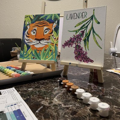 4pk Paint-by-number Canvas Board Kit Jungle - Mondo Llama™ : Target
