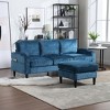NicBex 3-Seater Chenille Sofa Couch with Removable Storage Ottoman & Cup Holders,Upholstered Sleeper Sofa for Living Room,Bedroom - 3 of 4