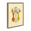 Kate & Laurel All Things Decor 18"x24" Sylvie Flowers Framed Wall Canvas by Amber Leaders Designs Gold - 2 of 4