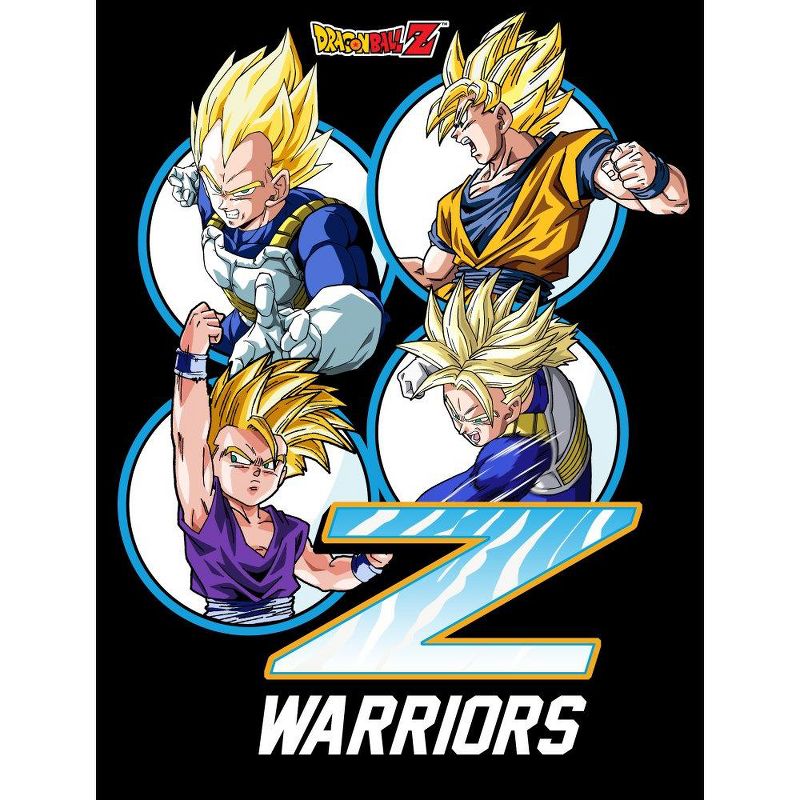 Dragon Ball Z Boys Shirt Boys Black Z Warriors Dragon Ball Z Clothing, 2 of 4