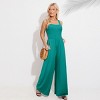 Women's Elegant Square Neck Jumpsuit for Casual Summer Look - Cupshe - 4 of 4