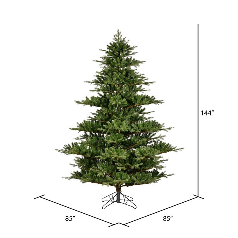 Vickerman Sherwood Fir Artificial Christmas Tree, 3 of 5