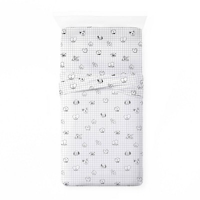 Twin BT21 Line Friends Sheet Set