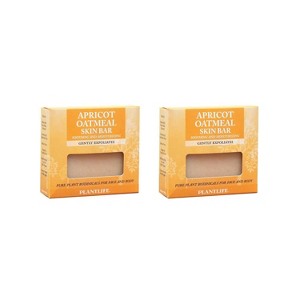 Plantlife Apricot Oatmeal Bar Soap – Moisturizing, Soothing, Handcrafted, Plant-Based – Made in California, 4oz - 1 of 4