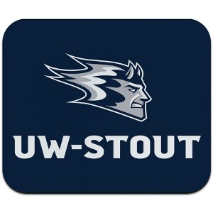 University of Wisconsin - Stout Primary Logo Low Profile Thin Mouse Pad - 1 of 2