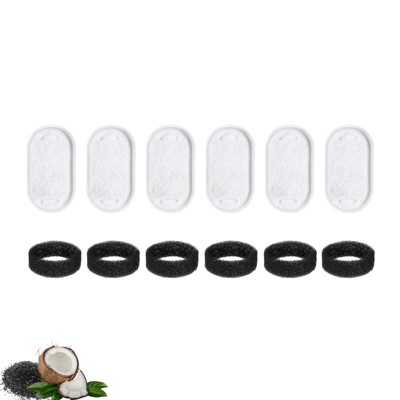 thumbnail image 2 of 20pk Cat Water Fountain Filter For PETLIBRO® Dockstream PLWF005/PLWF115 2 of 10