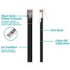 Monoprice Cat5e Ethernet Patch Cable - 10 Feet - Black, RJ45, Stranded, 350Mhz, UTP, Pure Bare Copper Wire, 24AWG - Zeroboot Series - 3 of 4