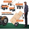 10" Heavy Duty 4.10/3.50-4 Tire - Dolly Wheels and Hand Truck Wheels Replacement - 4.10 3.50-4 for Cart, Generator, Lawn Mower, Ram-Pro - 3 of 4
