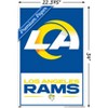 Trends International NFL Los Angeles Rams - Logo 21 Unframed Wall Poster Prints - 3 of 4