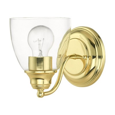 Livex Lighting Montgomery 1 - Light Vanity in  Polished Brass