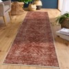 Modern Abstract Geometric Stripe Rugs for Living Room Bedroom Soft Low Pile Carpet Indoor Washable Non Slip Easy Care Area Rug - 3 of 4