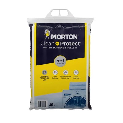 Morton® Clean and Protect™ Water Softener Salt Pellets - 40 lb at Menards®